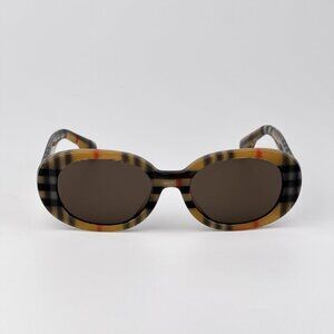 Burberry Kids JB4339 Sunglasses – Vintage Check Brown Oval Frame | Model 377873